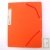 1 x Chemise 3 rabats + �tiquette, recycl�, orange Forever