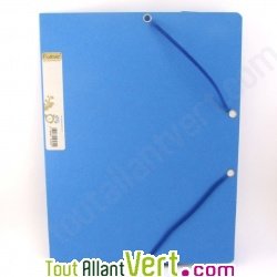 Chemise 3 rabats + �tiquette, recycl�, bleu clair Forever
