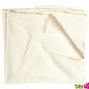 Couverture b�b� en laine vierge, naturel, 80 x 100 cm