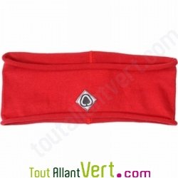 Bandeau cheveux coton bio et �lasthane, rouge