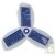 Chargeur solaire Solio Magn�sium 3 panneaux, gris