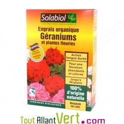 Engrais organique g�ranium 750 g, Solabiol