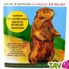 Cahier � colorier en relief en papier recycl�