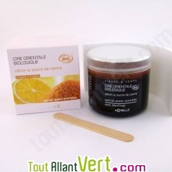 Cire orientale biologique + spatule + 12 bandes, Acorelle