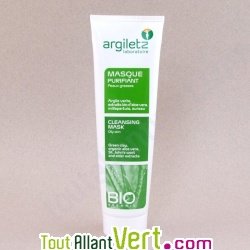 Masque purifiant peaux grasses bio � l\'argile verte, Argiletz