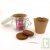 Pot verre de culture + terreau et graine, 12 cm