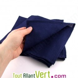 Serviettes de table chanvre, lot de 2, 45x45cm