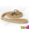 Laisse chien en chanvre biologique, naturel, 150 cm