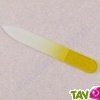Lime � ongle en verre tremp�, jaune, 9 cm