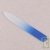 Lime � ongle en verre tremp�, bleu, 9 cm