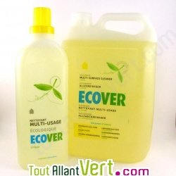 Kit nettoyant multi-usage citron �cologique, Ecover 5l + 1l