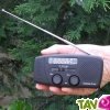 Mini-radio autonome solaire dynamo ETON FR140