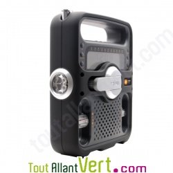 Radio autonome solaire dynamo ETON FR550