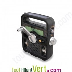Radio autonome solaire dynamo ETON FR550