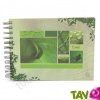 Album photo recycl� � spirale, 23x16cm, For�t verte