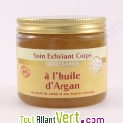 Soin exfoliant corps bio � l\'huile d\'argan, 200ml