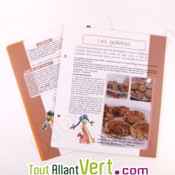 Fiches pratiques \"cuisine bio\" pour d�buter, V�ronique Bourfe-Rivi�re, lot de 24.