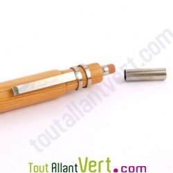 Porte-mine 0.9mm + gomme bois FSC rechargeable