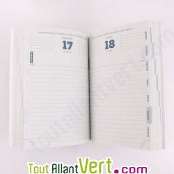 Agenda scolaire recycl� 2009-2010 Forever 1 jour par page 384 pages 12x17cm