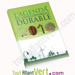 Agenda �cologique recycl� 2010 du D�veloppement Durable: sensibiliser utile! Le seul agenda �co-con�u 100% �colo!