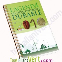 Agenda �cologique recycl� 2010 du D�veloppement Durable: sensibiliser utile! Le seul agenda �co-con�u 100% �colo!