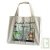 Grand sac cabas coton biologique "Protect Nature" by Virgo, 55x43 cm