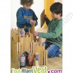 Ch�teau fort g�ant en bois 70x40 cm