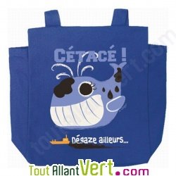 Sac � dos enfant C�tac� en coton bio 23 x 23 x 7,5 cm