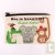 Trousse � crayons en coton biologique "Protect Nature", 21 x 13 cm