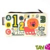 Trousse � crayons en coton biologique "F�licitation", 21 x 12 cm