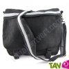 Sac � bandouli�re urbain Besace Deluxe, chanvre biologique, 37x30x18cm, noir