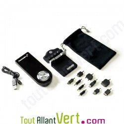 Chargeur solaire Freeloader Pro avec chargeur universel CamCaddy