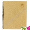 Agenda recycl� 2010 � la semaine sur 2 pages Natur'l 22,5x18,5cm Coloris Paille