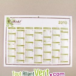 Calendrier recycl� 2012 2 faces 29,5x22 cm