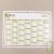 Calendrier recycl� 2012 2 faces 29,5x22 cm
