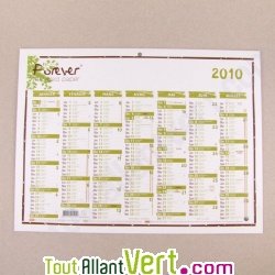 Calendrier recycl� 2012 2 faces 29,5x22 cm