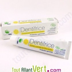 Dentifrice Bio Protection gencives au citron, 75 ml, Dentibio