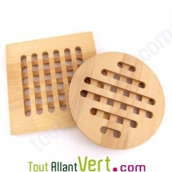 Dessous de plat en bois de h�tre FSC