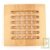 Dessous de plat en bois de h�tre FSC Carr� 20x20cm