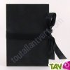 Album photo accord�on carton recycl� noir, 17,5x12 cm