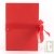 Album photo accord�on carton recycl� rouge, 17,5x12 cm