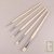 Pinceau plat bois non trait� naturel FSC, soies de porc