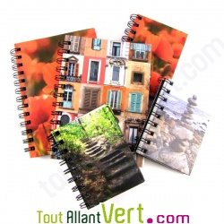Carnet spirale recycl� lign�