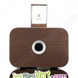 Vers 1.5R Radio-r�veil/Alarme Finition Noyer Fonc�, station pour iPod et 3.5mm: dock/enceintes/syst�me sonore haute qualit�