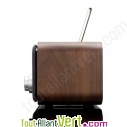 Vers 1.5R Radio-r�veil/Alarme Finition Noyer Fonc�, station pour iPod et 3.5mm: dock/enceintes/syst�me sonore haute qualit�