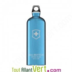 Gourde SIGG 1 litre Classic Croix Suisse Bleu sans BPA