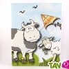 Classeur recycl� vache, 2 anneaux, A4, dos 3 cm