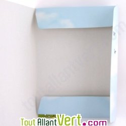 Chemise recycl�e Motif 3 rabats et �lastique, A4
