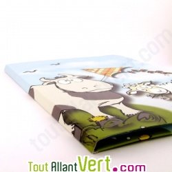 Chemise recycl�e Motif 3 rabats et �lastique, A4