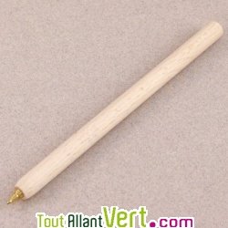 Stylo bille bois FSC, rechargeable 14 cm